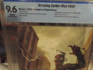 Amazing Spider-Man #800  CBCS 9.6  NM+ Death of Anti-Venom  In-Hyuk Lee Virgin