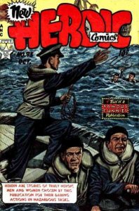 Heroic Comics #93 FN ; Famous Funnies | October 1954 Boat Rescue