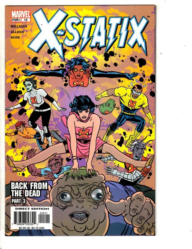 Lot Of 10 X-Statix Marvel Comic Books # 11 12 13 14 15 16 17 18 19 20 X-Men CR53