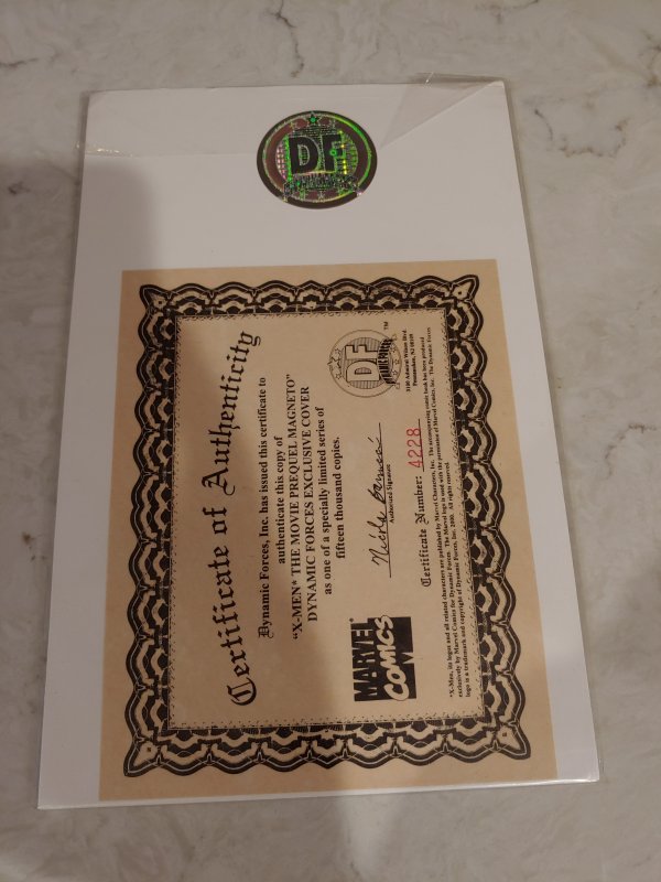 X-Men Movie Prequel: Magneto Dynamic Forces Exclusive Cover (2000)