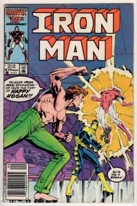 Iron Man #210 Newsstand Edition (1986) 4.0 VG