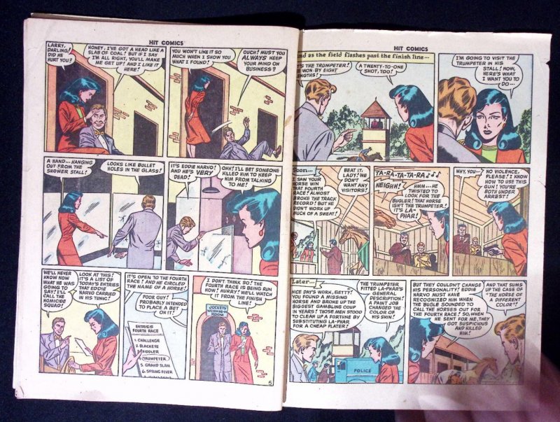 HIT COMICS #59-Quality Comics -1949 Kid Eternity-Klaus Nordling-Lou Gehrig