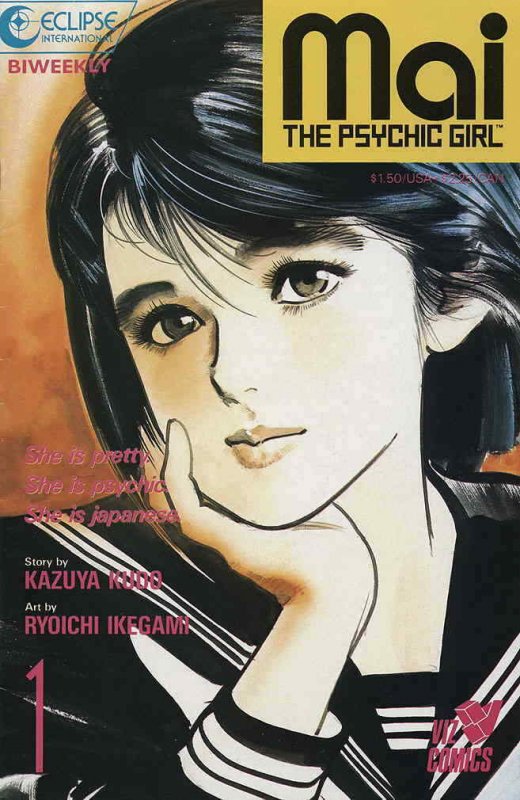 Mai, the Psychic Girl #1 (2nd) VF/NM; Eclipse | save on shipping - details insid