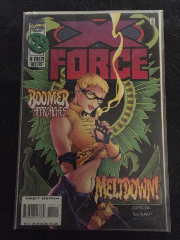 X-FORCE / X-FORCE-DELUXE / LOT OF 9 TOTAL / MARVEL--1990's