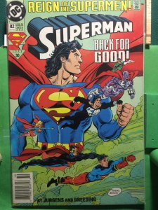 Superman #82 Reign of the Supermen!