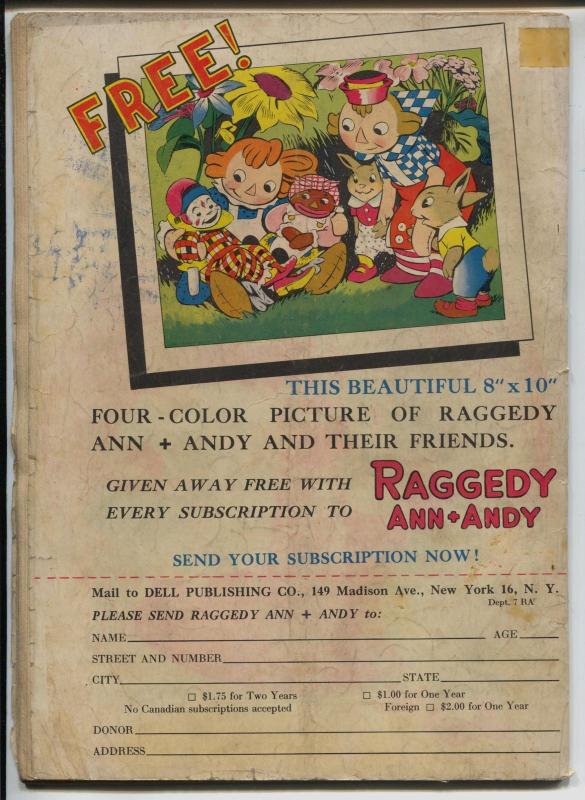 Raggedy Ann + Andy #26 1948-Dell-Dan Noonan-Oscar Lebeck-Johnny Gruelle-G