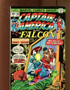 Captain America #186 - Frank Robbins Art! (8.0) 1975