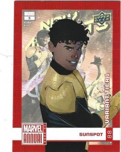 2020-21 Marvel Annual Variant Tier 1 #88 Sunspot