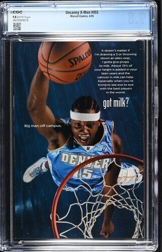 Uncanny  X-Men #455 2005 Marvel Comics CGC 9.8 018