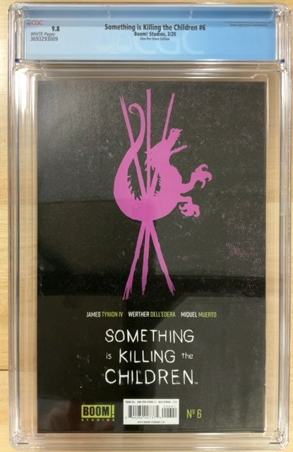 Something is Killing the Children #6 Cover D (2020) CGC 9.8
