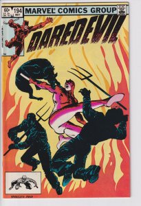 DAREDEVIL #194 (May 1983) NM- 9.2 cream to white!