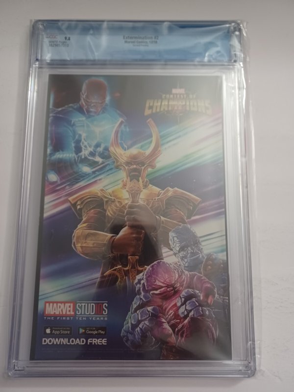 Extermination #2 2nd Print variant - Cable - 2018- CGC 9.8
