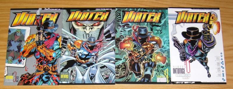 Virtex #0 & 1-3 VF/NM complete series - oktomica - mike baron - kano - lau set