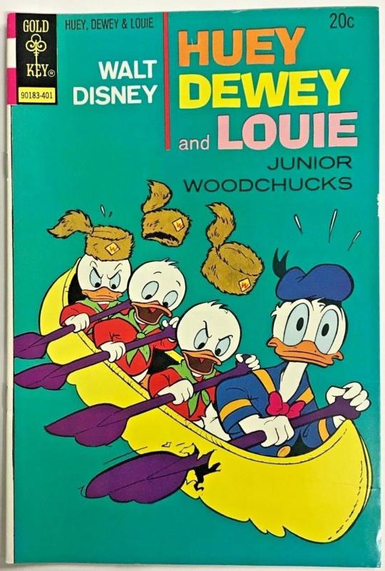 WALT DISNEY HUEY DEWEY & LOUIE#24 VF 1974 GOLD KEY BRONZE AGE COMICS