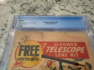 Catman Comics # 26 CGC Graded 2.0 Continental Comic Book 1944 Golden Age JH18