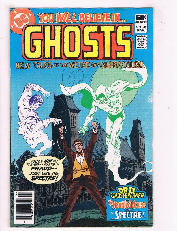 Ghosts #98 VG/FN DC Comics Bronze Age Comic Book Mar 1981 Horror DE39 AD12