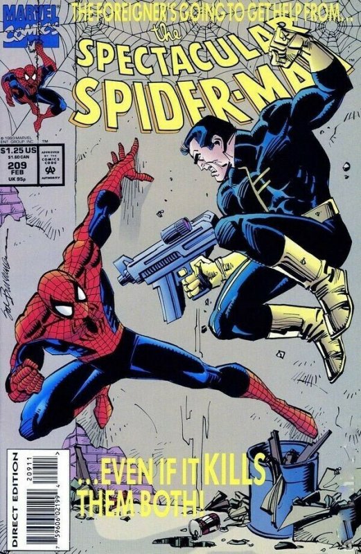 Spectacular Spider-Man (1976 1st Series) #209 Cover by Sal Buscema MINT