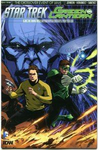 STAR TREK GREEN LANTERN #1 S, NM, Spock, Kirk, War, 2015, IDW, more in store