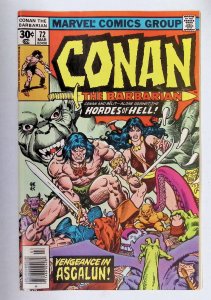 Conan the Barbarian #72 (1977) Conan