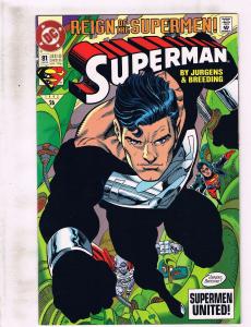 Lot of 5 Superman DC Comic Books #79 80 81 82 83 BH42