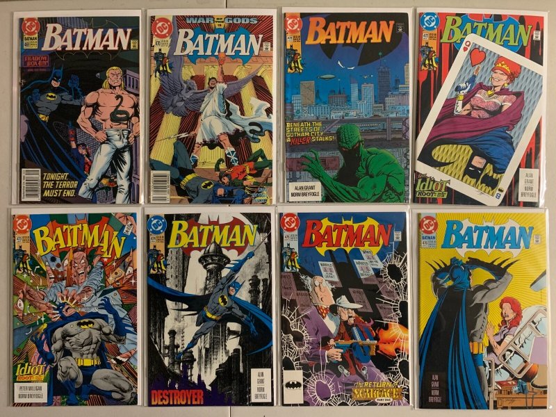 Batman comics run #461-500 incl variant + 1 ann + 1 free comic 43 diff (1991-93)