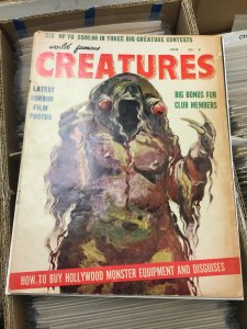 World Famous Creatures #4 G/VG 3.0 TOugh Book! Cool Horror Cover 
