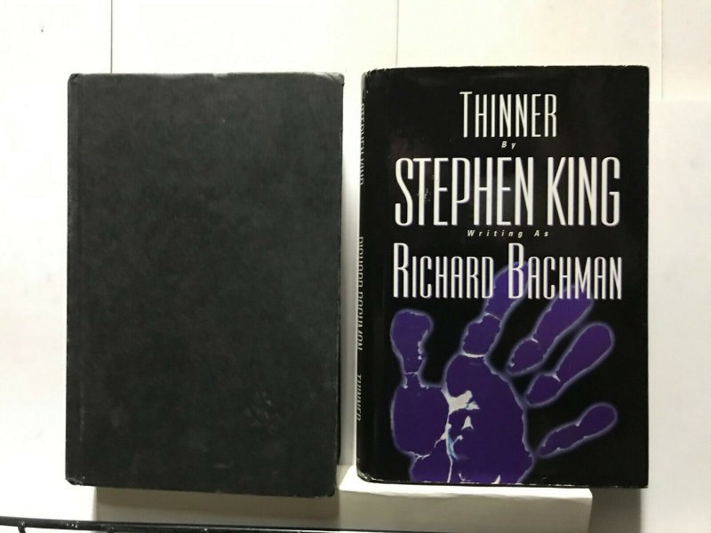 STEPHEN KING as RICHARD BACHMAN LOT of 2 HARDCOVER BOOKS FINE READING 1st Prints