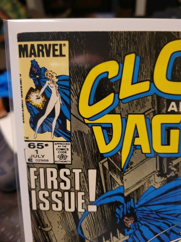 Cloak and Dagger 1 VF condition. Newstand Marvel Comics