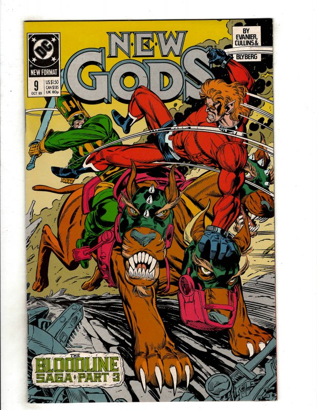 New Gods #9 (1989) DC Comic Superman Flash OF7