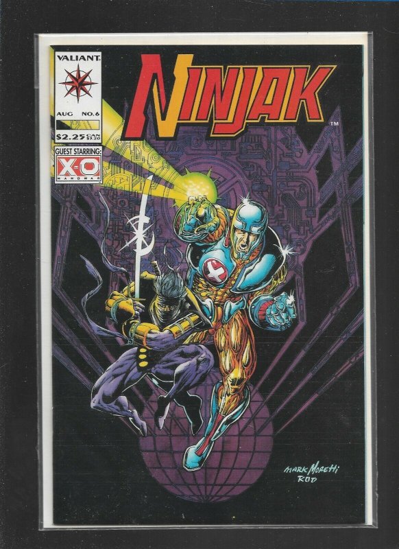 Ninjak (1994 series) #6 in Near Mint condition. Valiant comics nw08