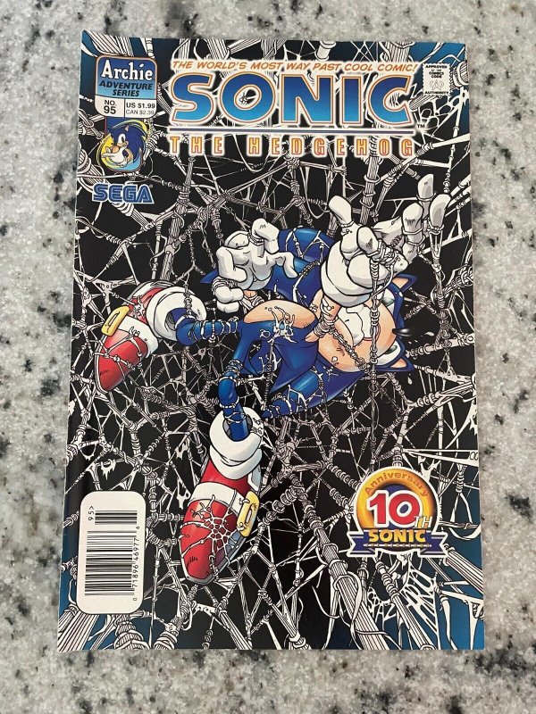 Sonic The Hedgehog # 95 NM Archie Adventure Series Comic Book SHADOW 16 J863