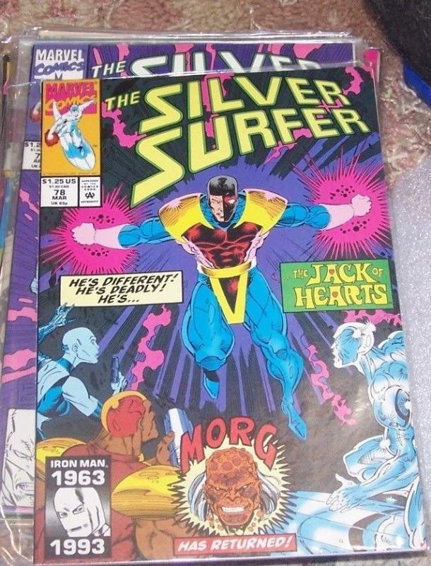 Silver Surfer #78 (Mar 1993, Marvel) nebula, thanos grand daughter+morg jack