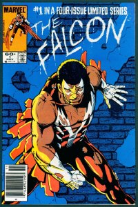 Falcon 1 VF- 7.5 Newsstand Marvel 1983