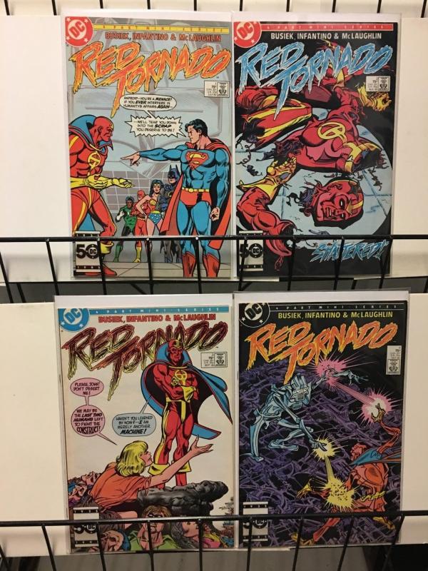 RED TORNADO 1-4  Kurt Busiek & Carmine Infantino 1985