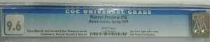 Marvel Preview #18 ~ 1979 Marvel ~ CGC 9.6 NM+ ~ Star Lord Bob Larkin Cover