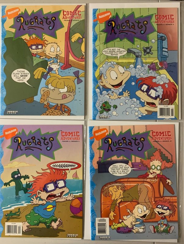 Rugrats Comic Adventures set #1-10 Nickelodeon 2nd Series 10 pieces 8.0 (1998+)