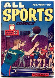 All Sports #3 1949- Golden Age Comic-Tom Molineaux VG