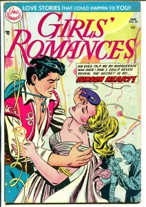 Girls Romances #30 1955-DC-spicy stories-Mask cover-costume party-FN-