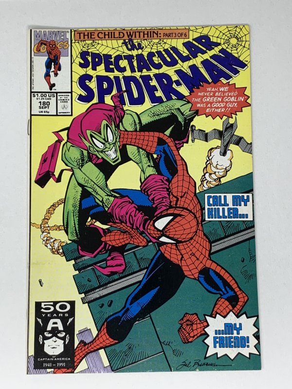 The Spectacular Spider-Man #180 (1991) YE20