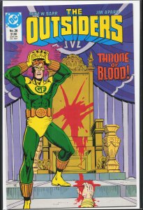 The Outsiders #26 (1987) Geo-Force