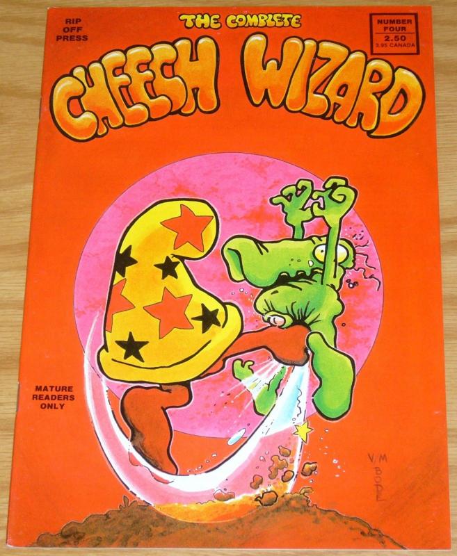 Complete Cheech Wizard #4 VF rip off press - vaughn bode underground comix