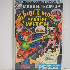 Marvel Team-Up #41 (1976)VF/NM Spiderman and the Scarlet Witch First Witchslayer