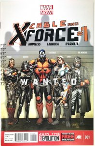 CABLE AND X-FORCE Comic # 1 — Domino Colossus Forge — 2013 Marvel Universe VF+ 759606079155