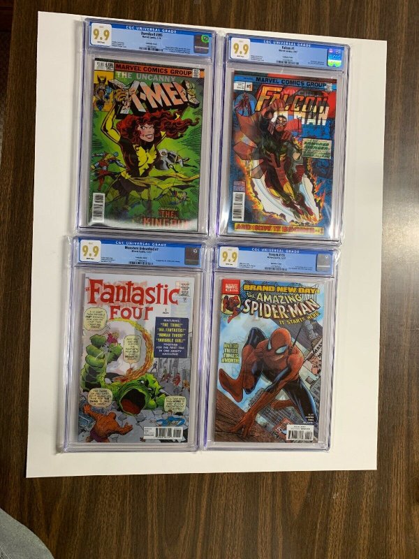 Marvel Cgc 9.9 Variant Lenticular 3D 25 Total 9.9’s 125 234 25 13 150 672 595 1