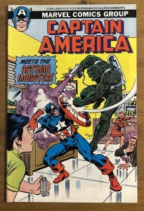 Marvel Comics Captain America Meets The Asthma Monster 1987 Glaxo ~ NM-