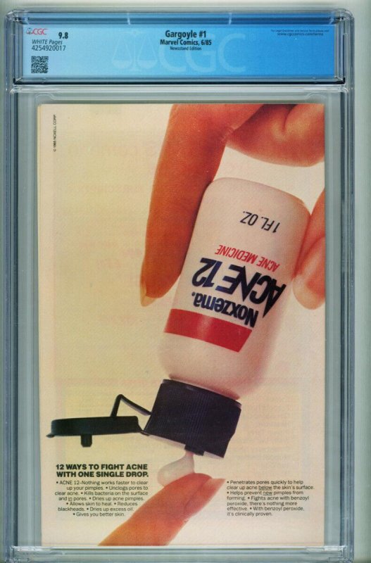 Gargoyle #1 CGC 9.8 1985-NEWSSTAND-Marvel-comic book 4254920017