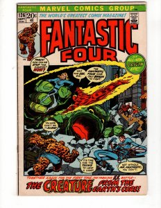 Fantastic Four #126 (1972)  THE CREATURE FROM THE EARTH'S CORE! / ID#NN