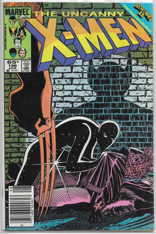 Uncanny X-Men   vol. 1   #196 GD (Secret Wars) Claremont/Romita Jr.