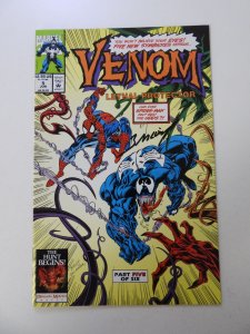 Venom Lethal Protector #5 signed by Mark Bagley no cert FN+ condition