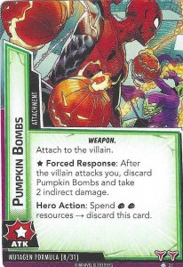 2019 Marvel Champions: Mutagen Formula - Pumpkin Bombs